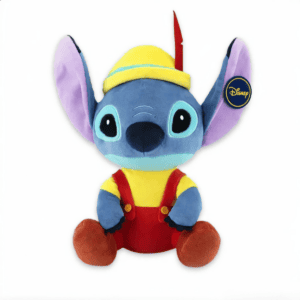Peluche Stitch Mignon avec badge officiel