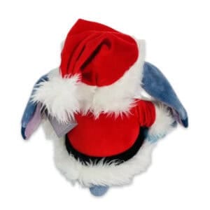 Disney Stitch kerstknuffel met kerstmuts, versie 3