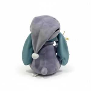 Achteraanzicht van een baby Stitch pluche knuffel