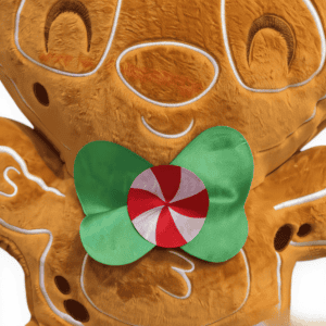 Stitch peperkoek knuffel, close-up van het gezicht.