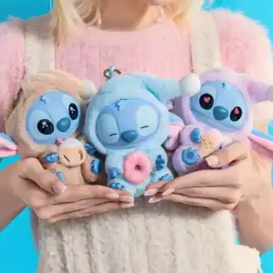 Origineel Labubu x Stitch verzamelfiguur van Miniso