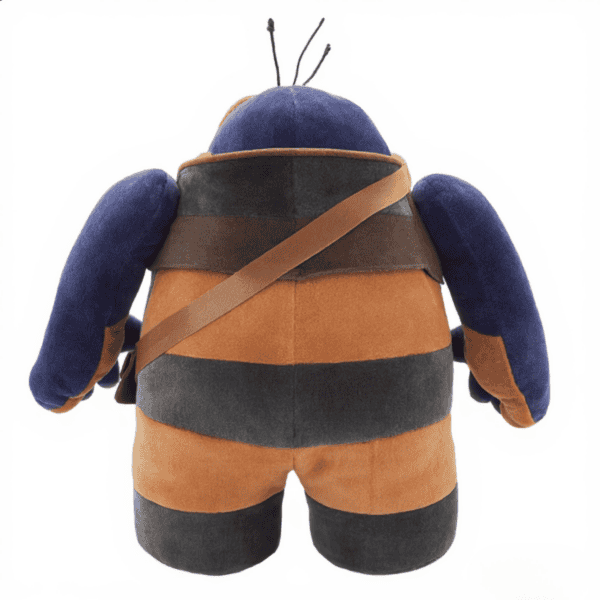 Achteraanzicht van een pluche Jumba knuffel.